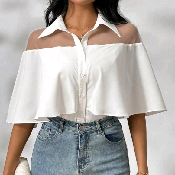 Tops - Women's Elegant And Romantic Daily Simple Fashion Commuting To Work